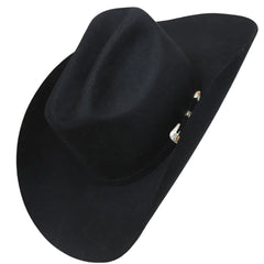 White Diamond Black 10x Beaver Felt Cowboy Hat 4