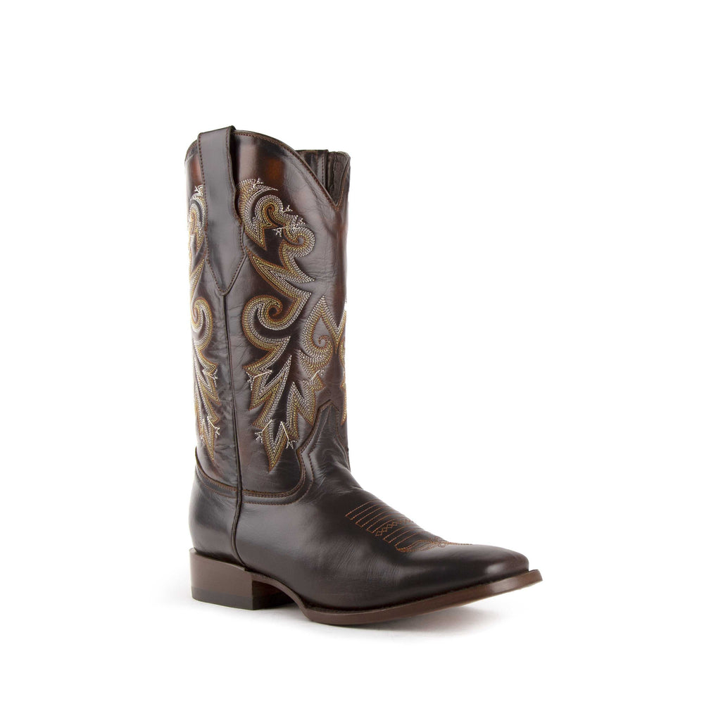 Ferrini Tundra Lederstiefel für Herren, handgefertigt, Schokolade