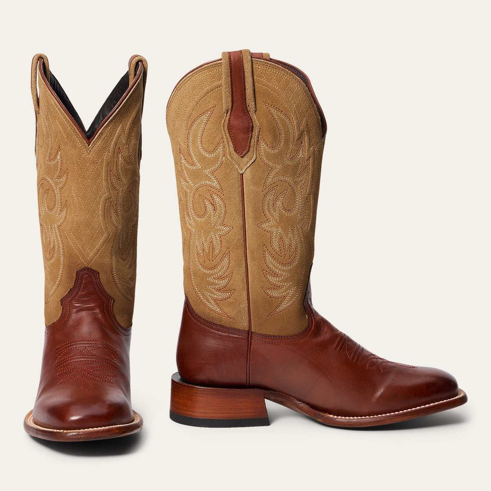 Men's Stetson Jasper Boots Handcrafted JBS Collection Brown