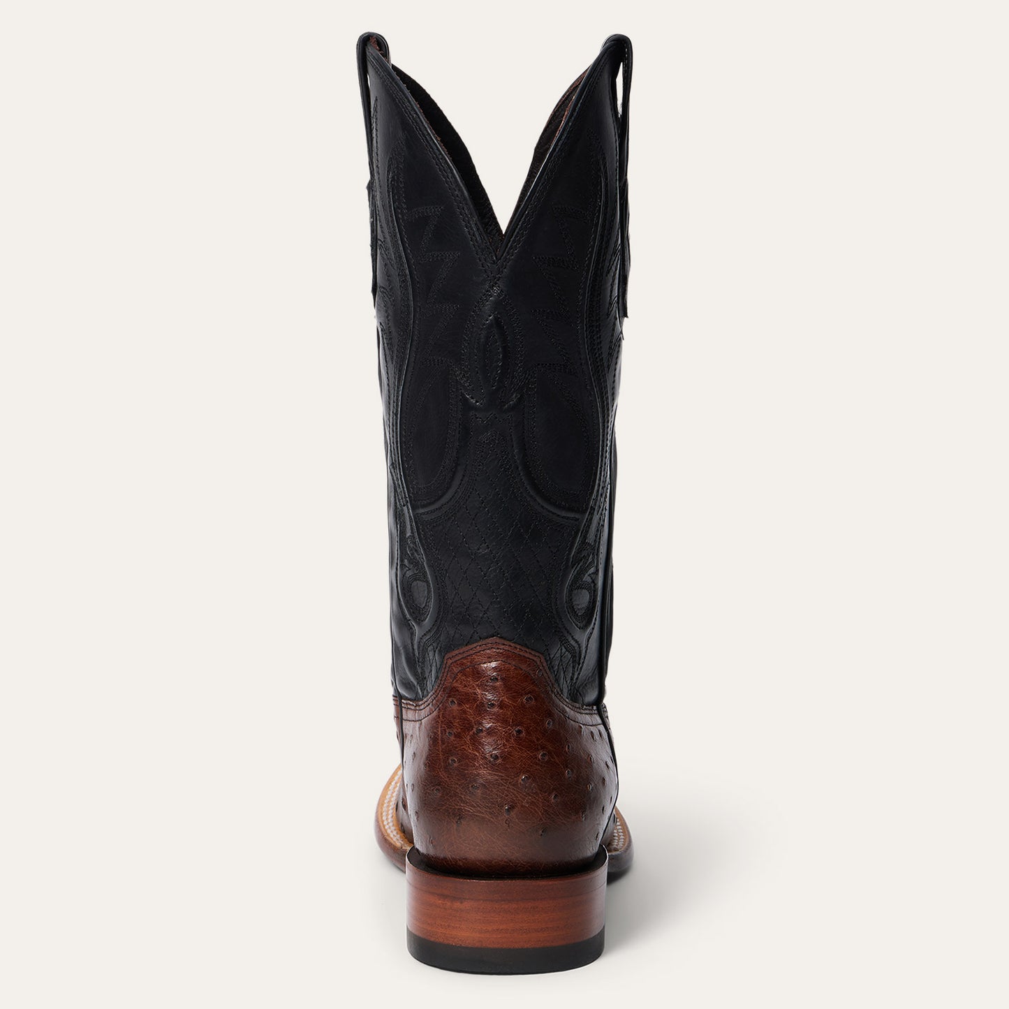 Men's Stetson Ozzy Ostrich Boots Handcrafted JBS Collection Brown