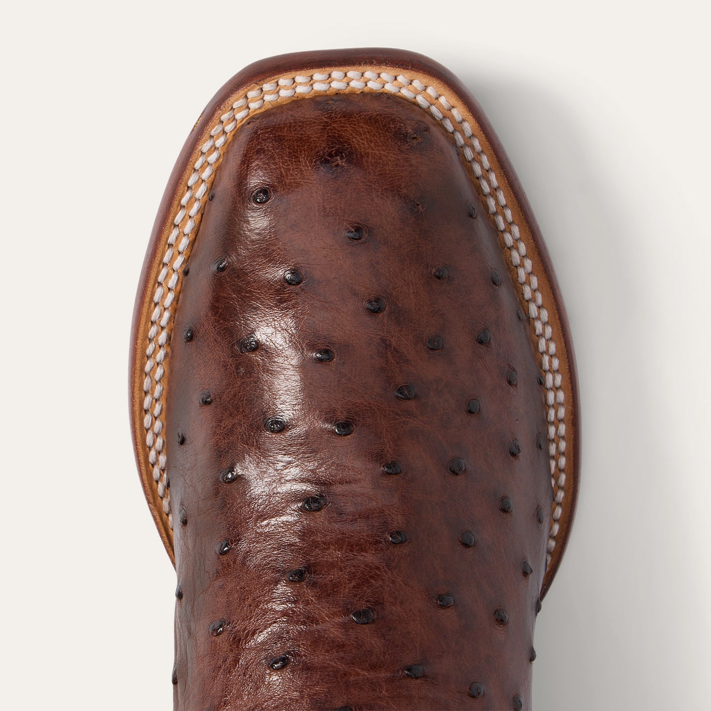 Men's Stetson Ozzy Ostrich Boots Handcrafted JBS Collection Brown