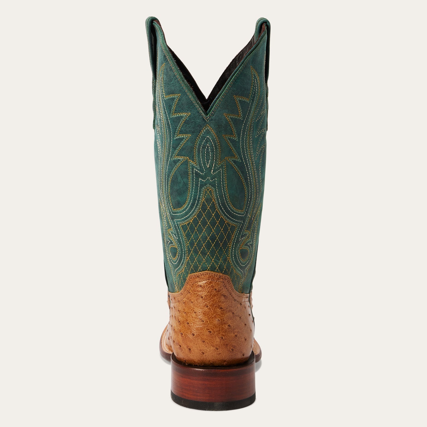 Men's Stetson Ozzy Full Ostrich Boots Handcrafted JBS Collection Tan