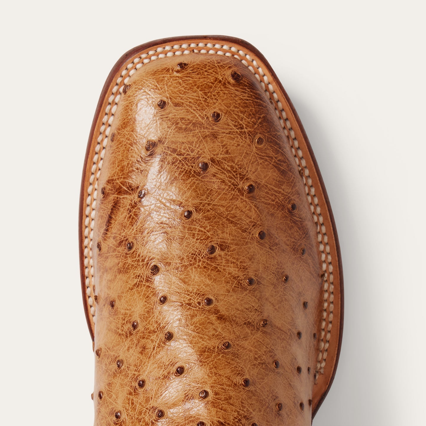 Men's Stetson Ozzy Full Ostrich Boots Handcrafted JBS Collection Tan
