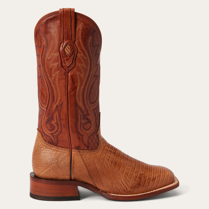 Men's Stetson Arlington Teju Boots Handcrafted JBS Collection Tan