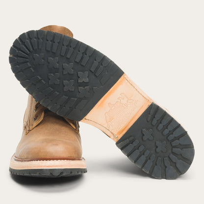 Herren-Chukka-Stiefel von Stetson, handgefertigt, Hellbraun