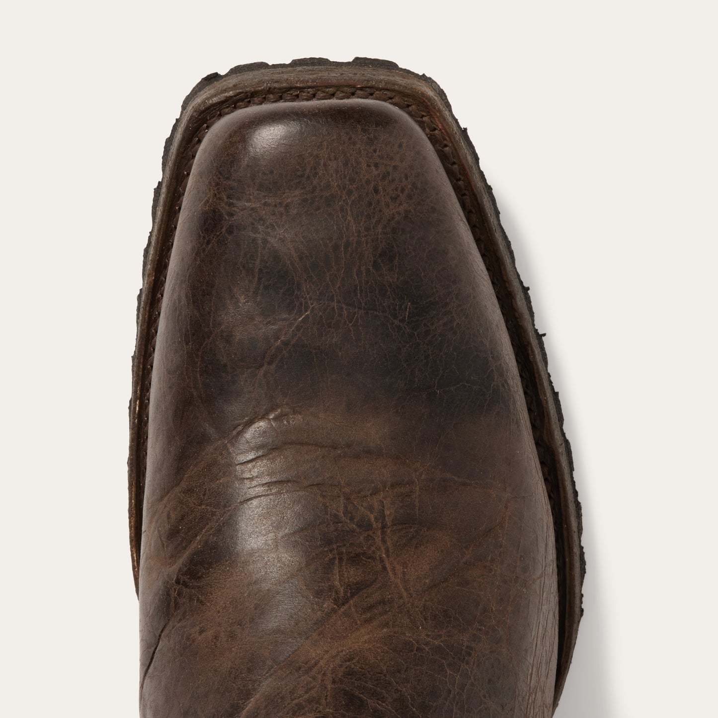 Men's Stetson Hertiage Harness Biker Leather Boots Handcrafted Brown