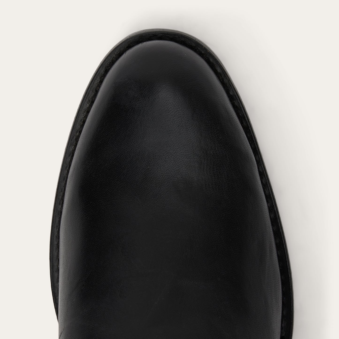 Stetson Rancher Zip Leder Roper Boots für Herren, handgefertigt, Schwarz