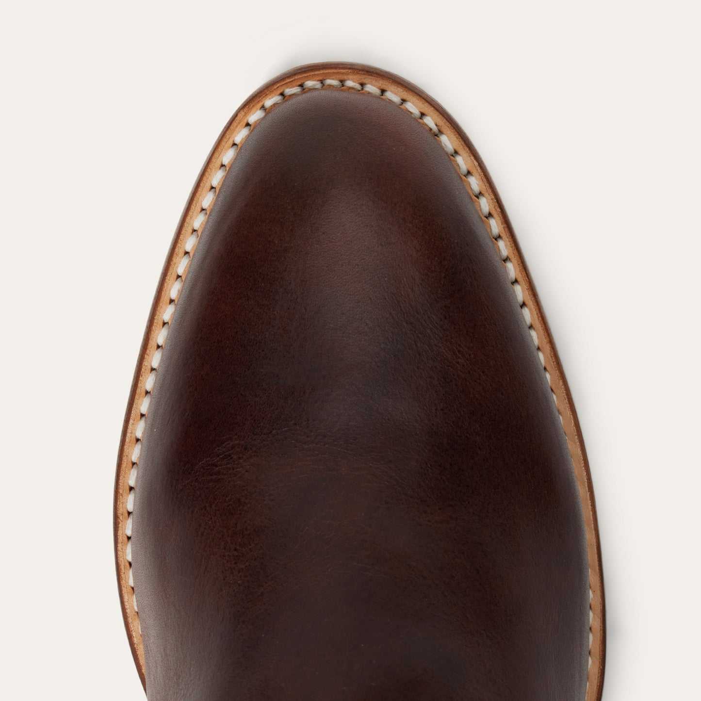 Men's Stetson Rancher handcrafted brown leather zip roper boots with wide toe and 10-inch shaft