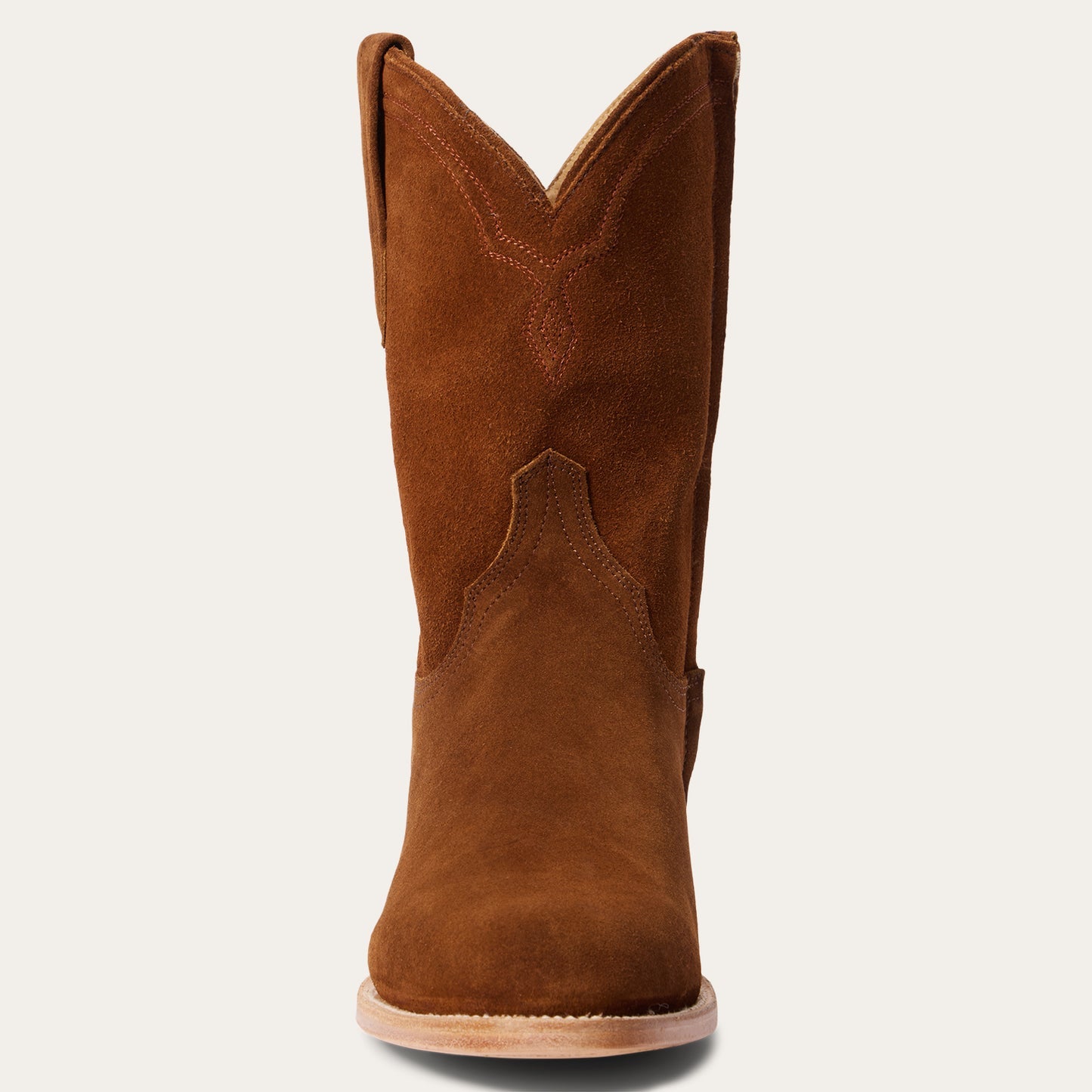 Three views of the Stetson Rancher Zip Roper insole—top, bottom, and side—show dual density, gel pads, antimicrobial protection, dynamic arch support, and a deep heel cup for handcrafted comfort true to Stetson Boots heritage.