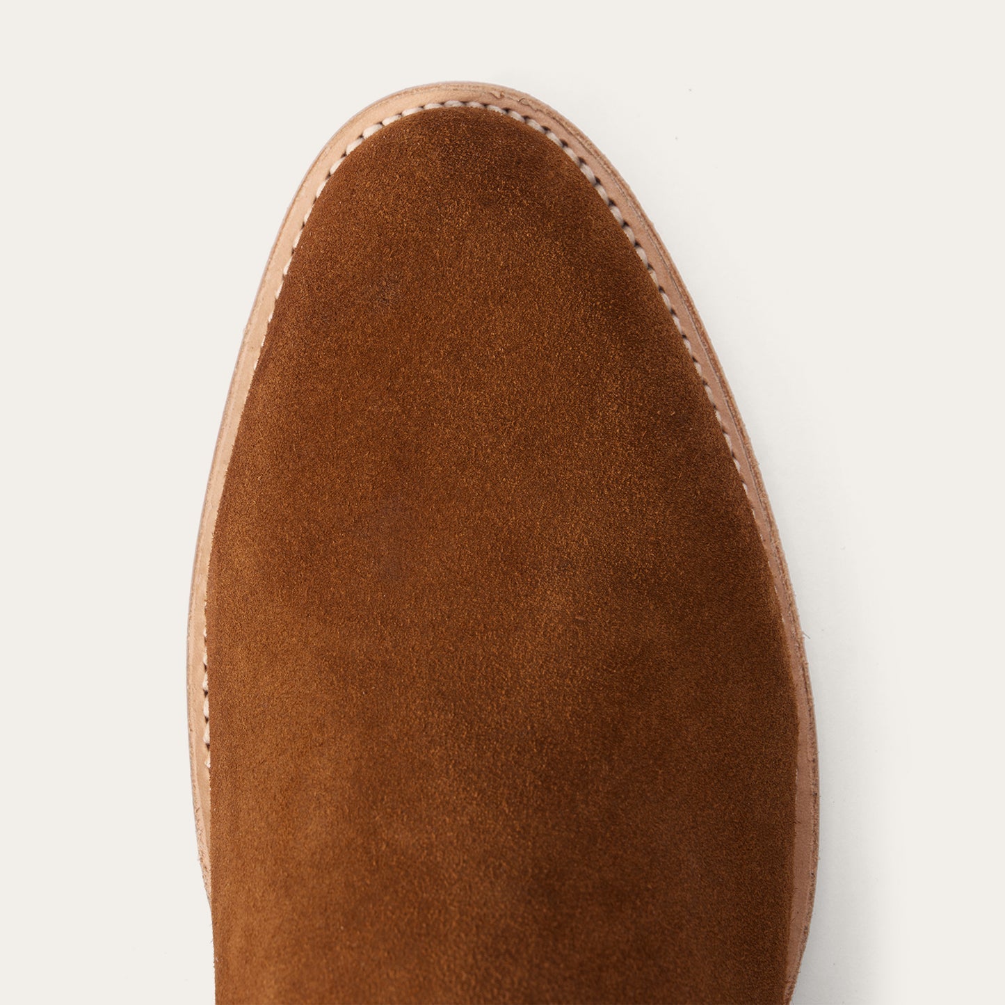 Men's Stetson Rancher Zip Roper Leather Boots Handcrafted Round Toe Cognac