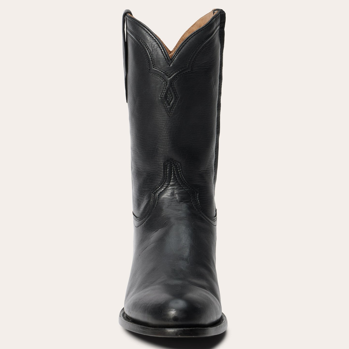 Men's Stetson Cash Boots Roper Toe Handcrafted Black
