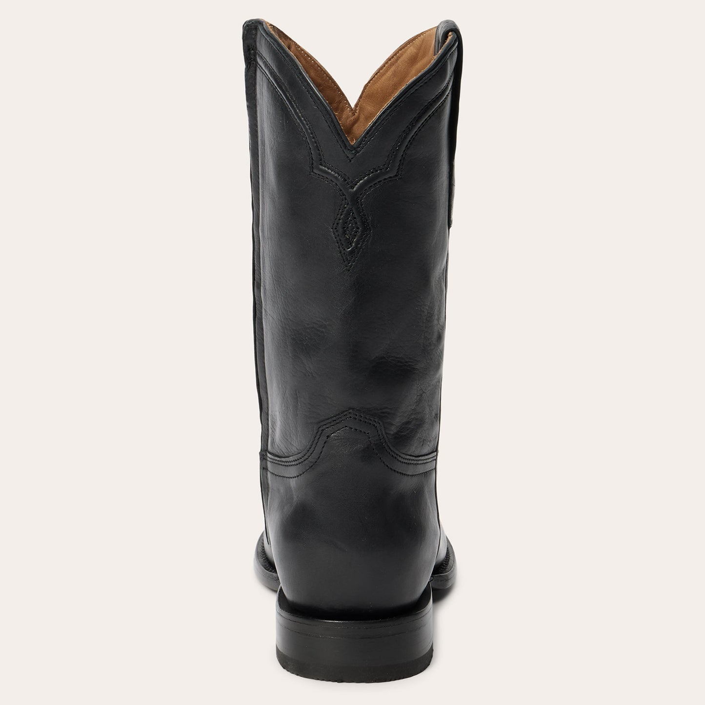 Men's Stetson Cash Boots Roper Toe Handcrafted Black