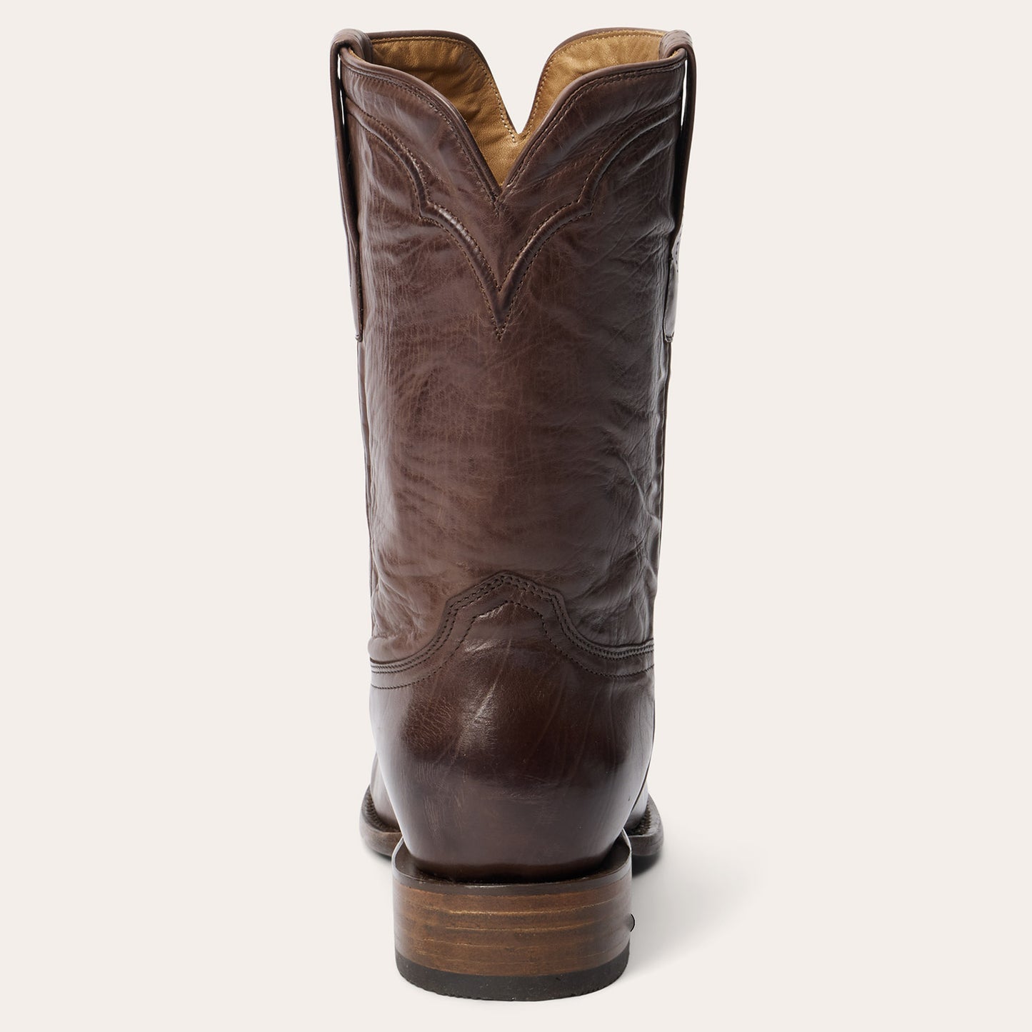 Stetson Cassidy Roper Boots für Herren, runde Zehenpartie, handgefertigt, Braun