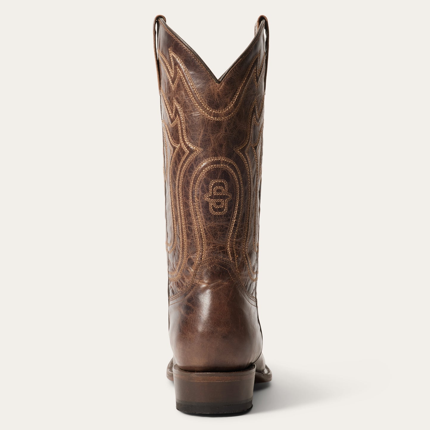 Men's Stetson Garrett Boots Snip Toe Handcrafted Brown