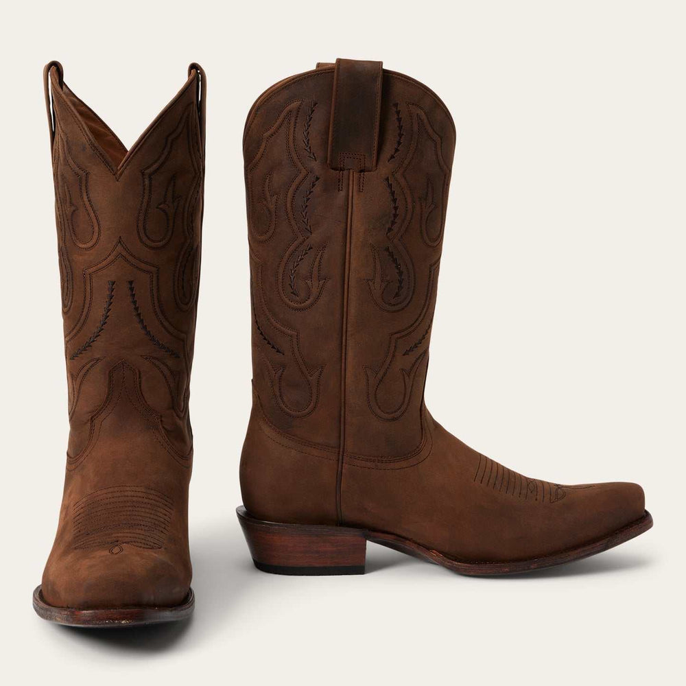 Stetson Paxton Herrenstiefel 7 Zehen Handgefertigt Braun