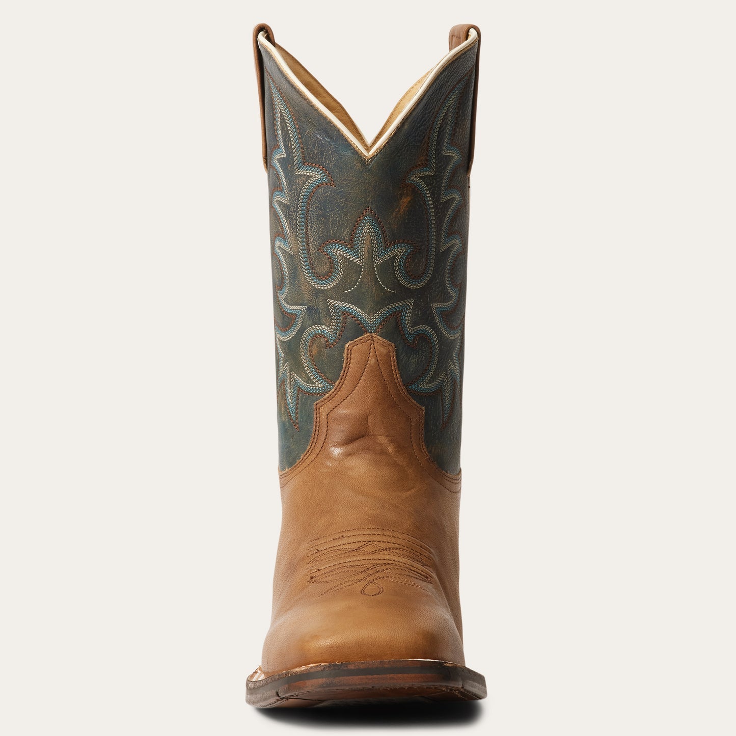 Men's Stetson Obadiah Leather Boots Handcrafted Tan