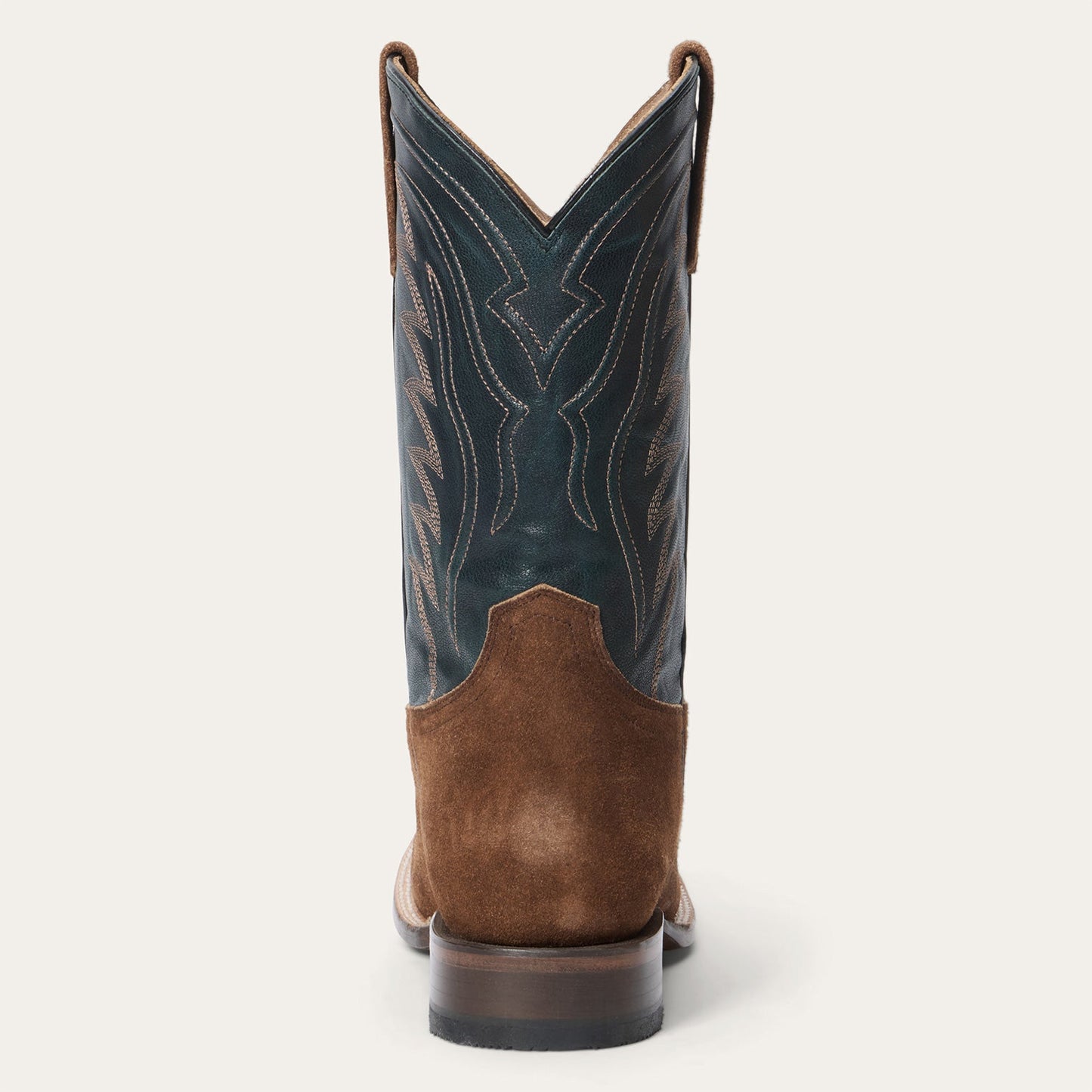 Men's Stetson Tripp Leather Boots Handcrafted Square Toe Brown