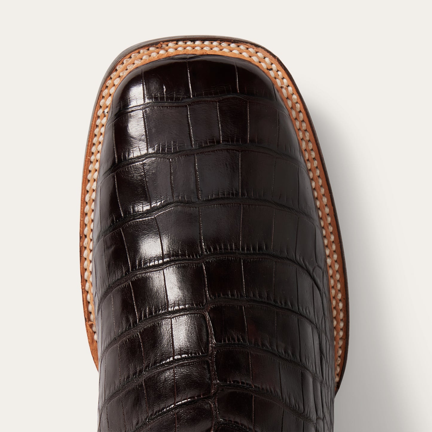 Men's Stetson Aces Alligator Tru-x System Boots Handcrafted Brown