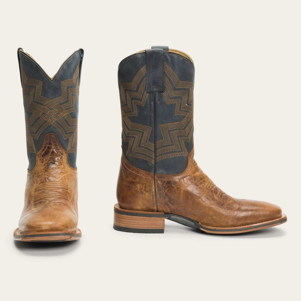Men's Stetson Goddard  Tru-X System Leather Boots Handcrafted Brown