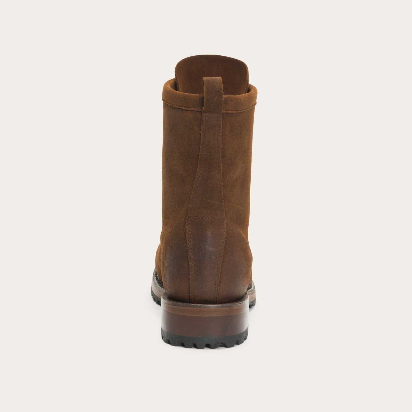 Women's Stetson Sam Suede Leather Boots Brown Handcrafted