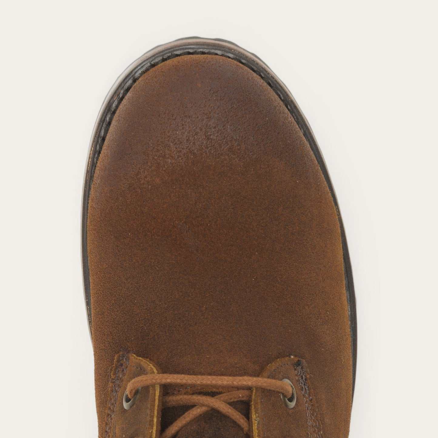 Women's Stetson Sam Suede Leather Boots brown handcrafted lace-up with cushioned insole and lug sole