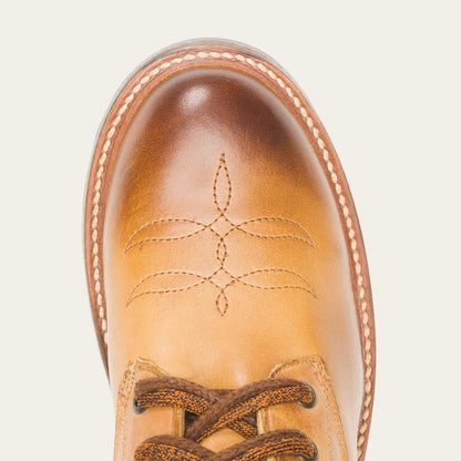 Stetson August Lederstiefel für Damen, handgefertigt, Hellbraun