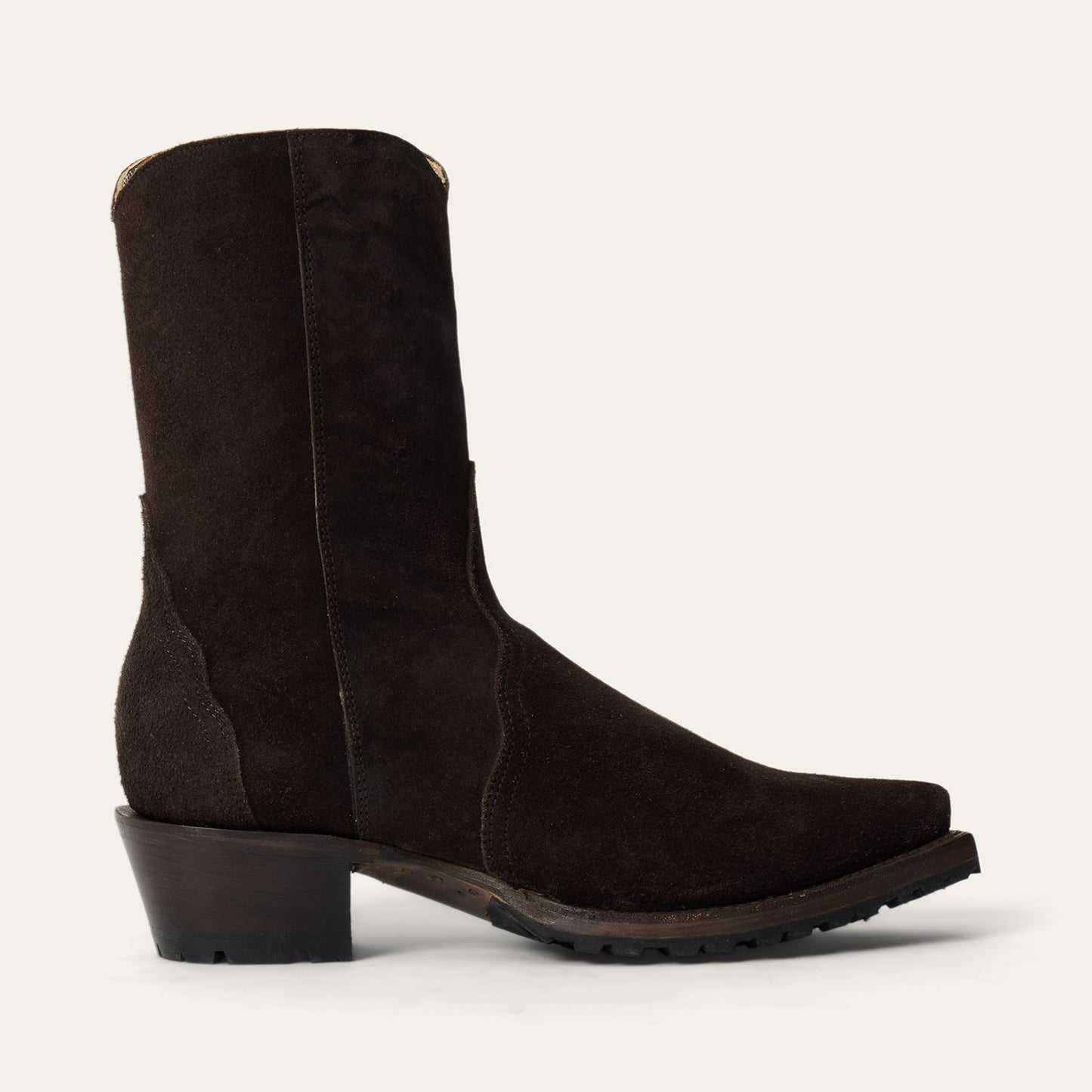 Women's Stetson Daphne Suede Ankle Leather Boots brown snip toe handcrafted