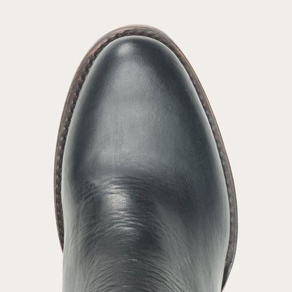 Women's Stetson Pixie Leather Boots Handcrafted Black