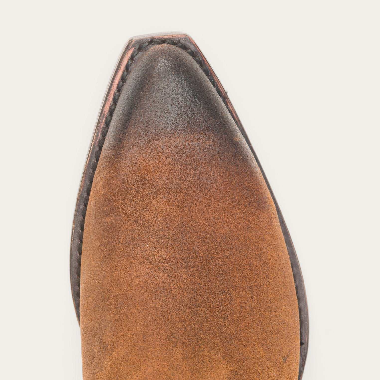 Women's Stetson Cleo Leather Boots in brown handcrafted with 5" shaft and stacked heel