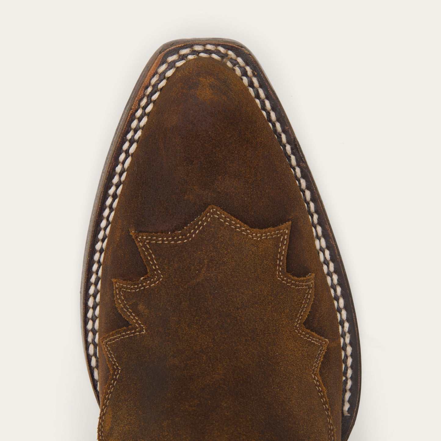 Women's Stetson Kaia Leather Boots brown suede with 5-inch elastic shaft and stacked heel