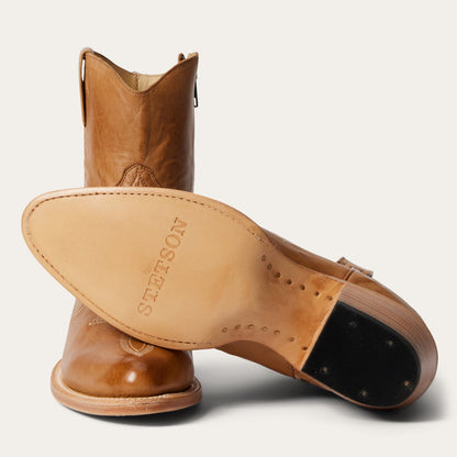 Stetson Piper Lederstiefel für Damen, handgefertigt, Honig