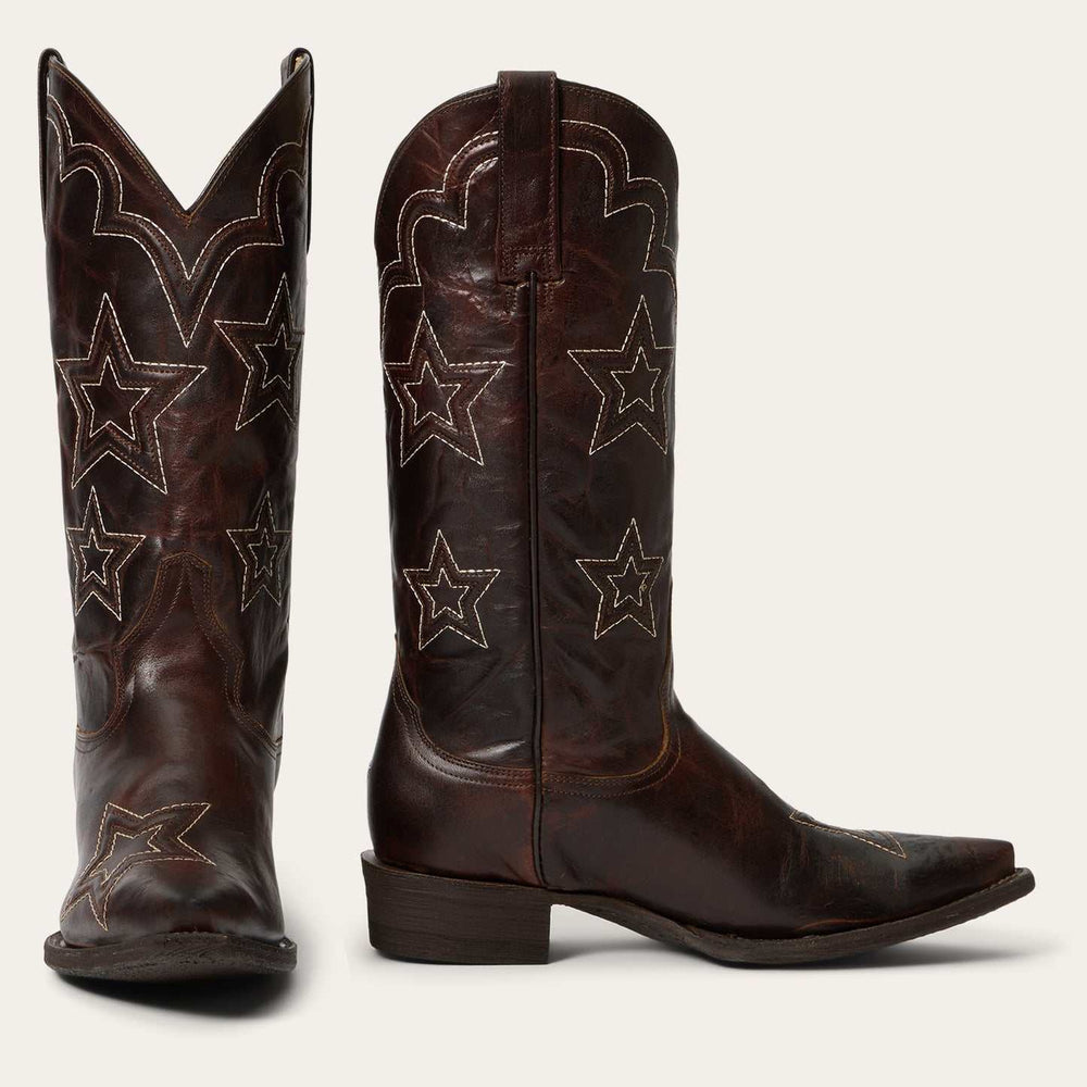 Women's Stetson Cosmo Boots Handcrafted Brown
