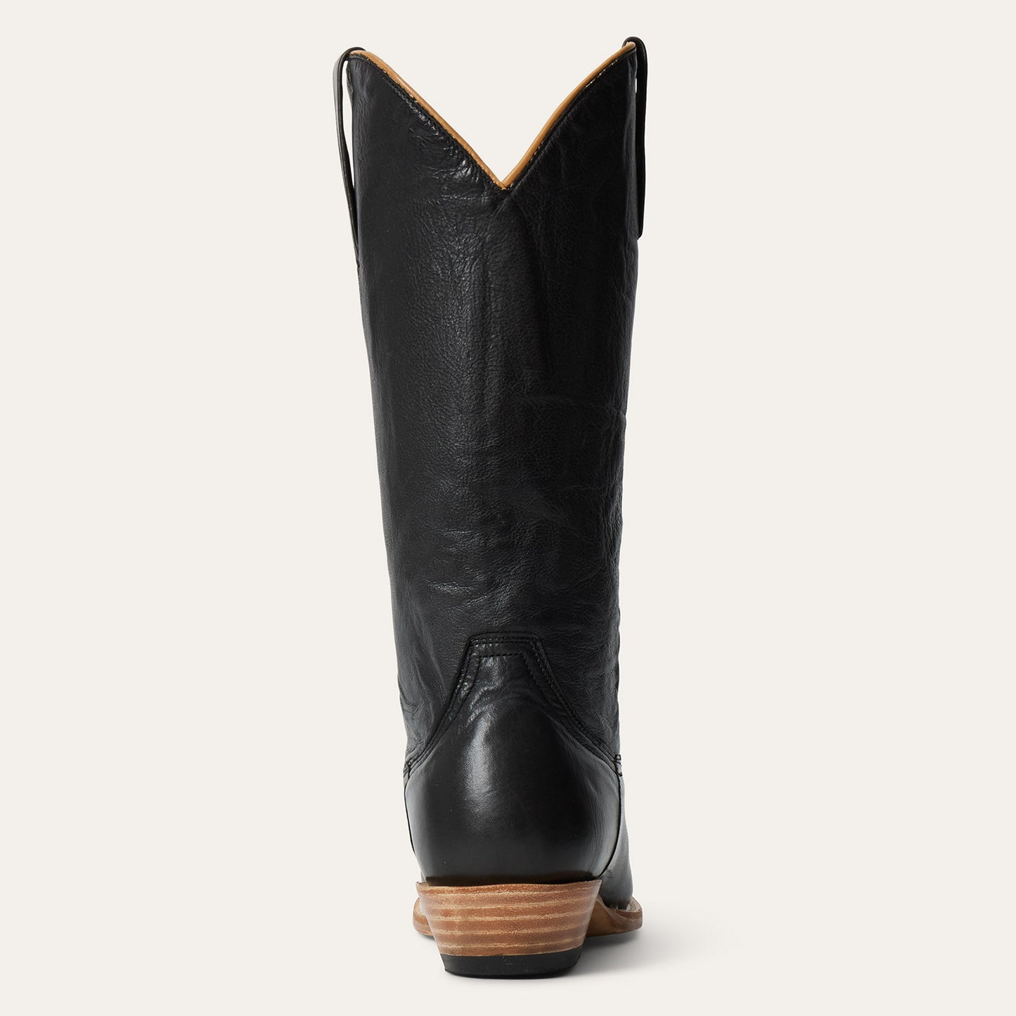 Women's Stetson Darby Leather Boots Handcrafted Black