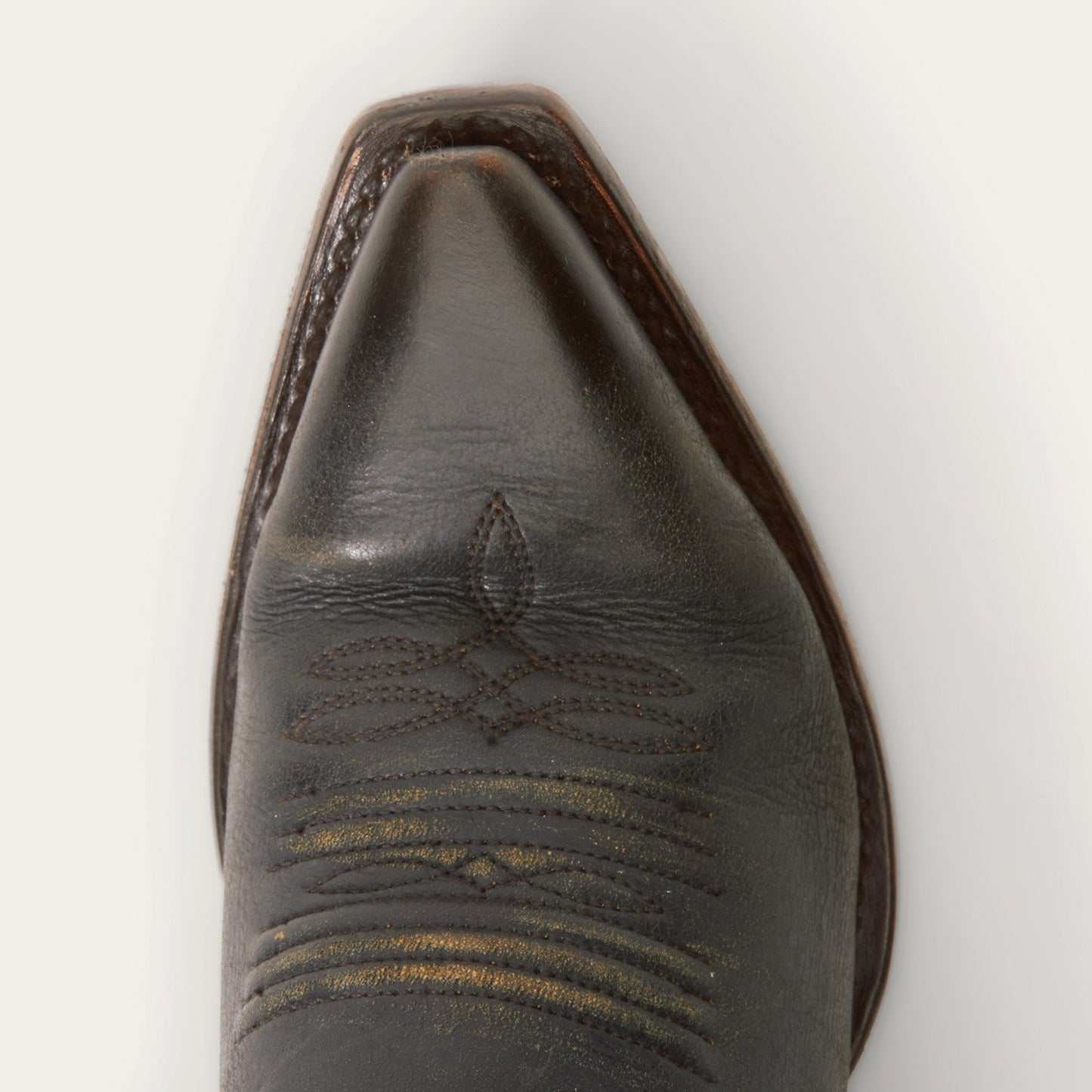Women's Stetson Tate Leather Boots black handcrafted with eagle design and 10" shaft