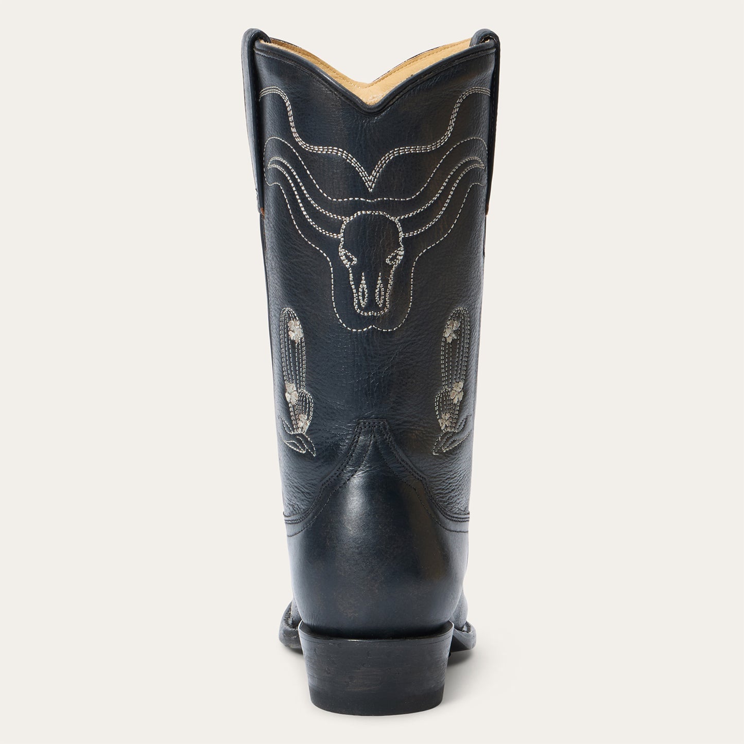 Women's Stetson Sedona Snip Leather Boots Snip Toe Handcrafted Black