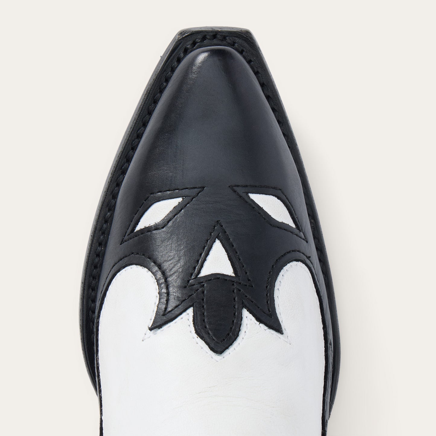 Women's Stetson Ariana Leather Boots Snip Toe Handcrafted Black