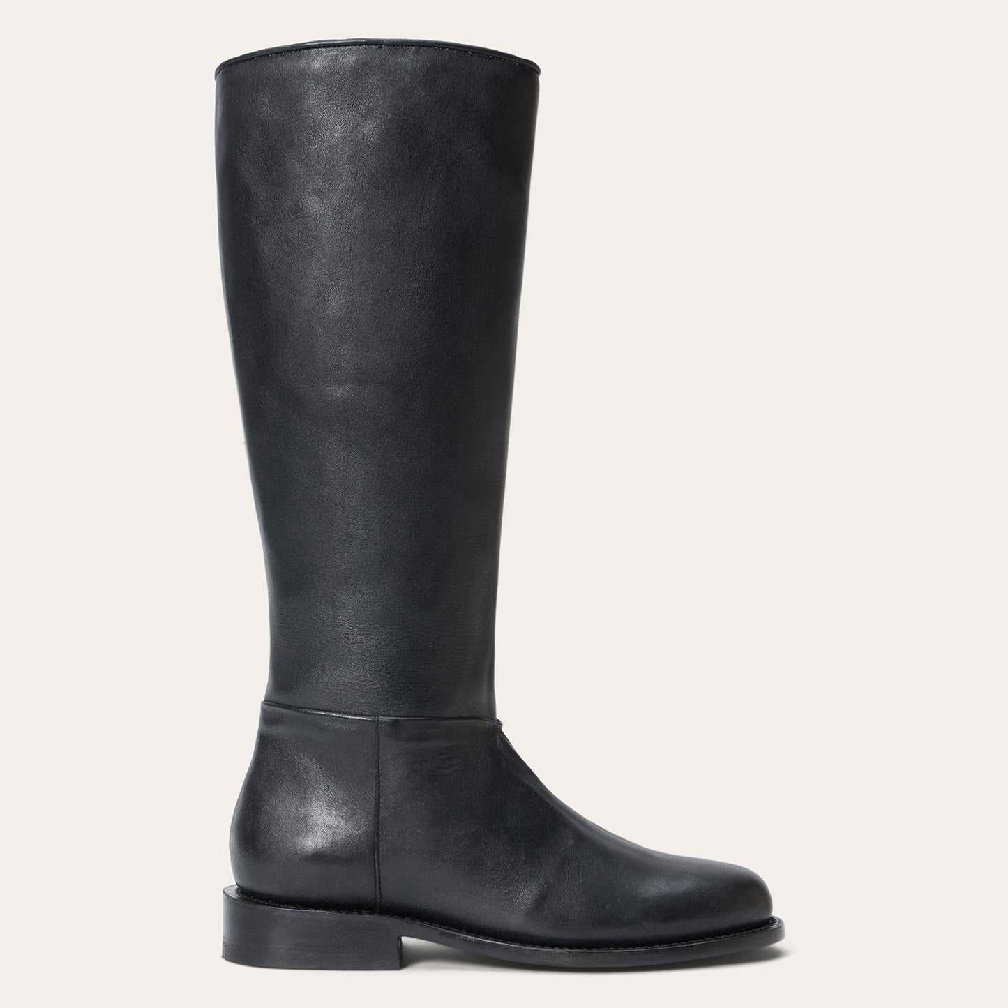 Women's Stetson Jolene leather boots black snip toe handcrafted with YKK zipper and rubber lug sole
