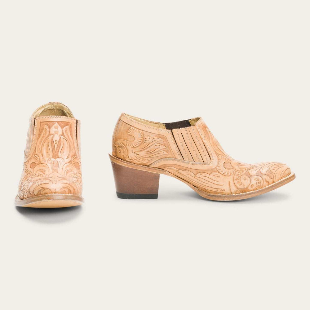 Stetson Nina Lederstiefel für Damen, handgefertigt, hellbraun
