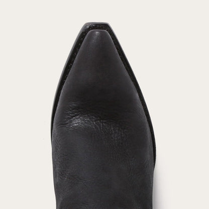 Women's Stetson Glam Boots Snip Toe Handcrafted Black