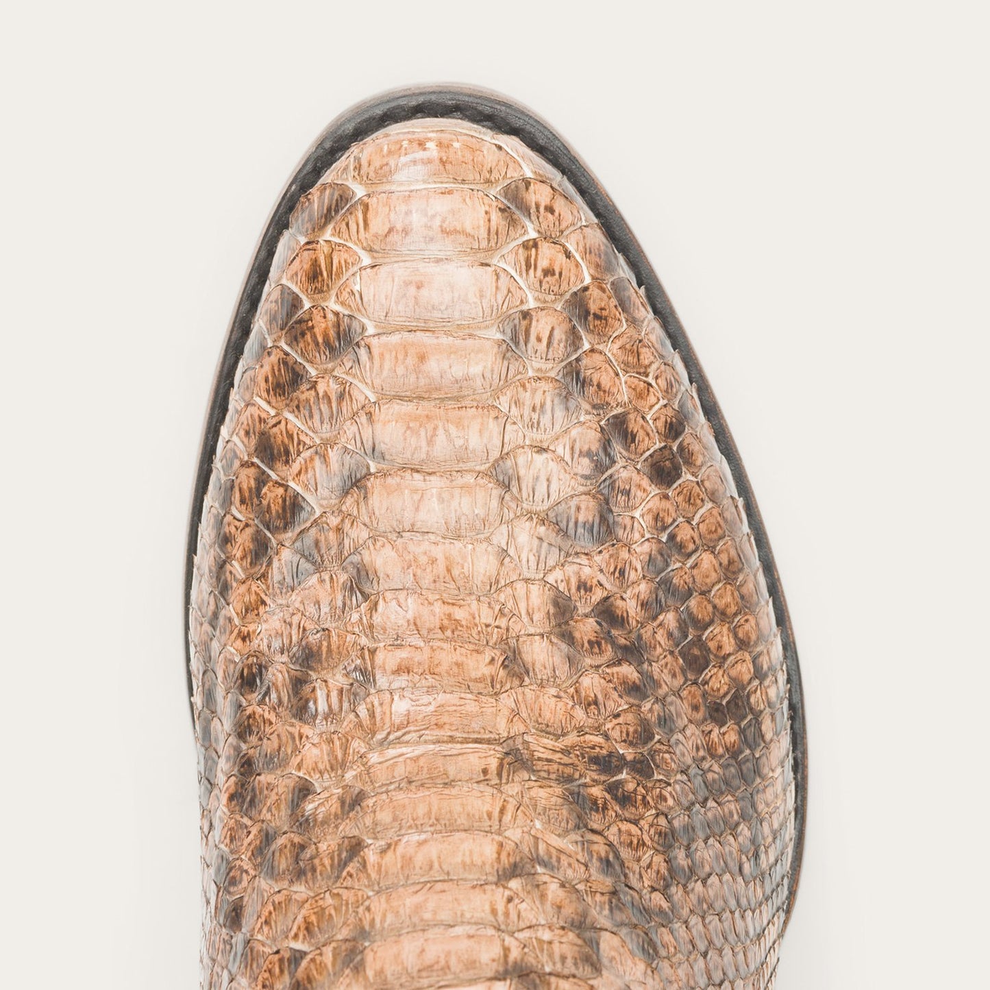 Women's Stetson Ruby Python Boots Handcrafted Brown