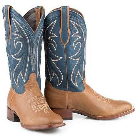 Stetson Casper Boots für Herren, quadratische Zehenpartie, handgefertigt, JBS-Kollektion, Hellbraun