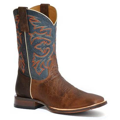 Men's Stetson Boone Tru-x System Leather Boots Handcrafted Brown