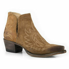 Women's Stetson Naya Leather Boots Handcrafted Tan