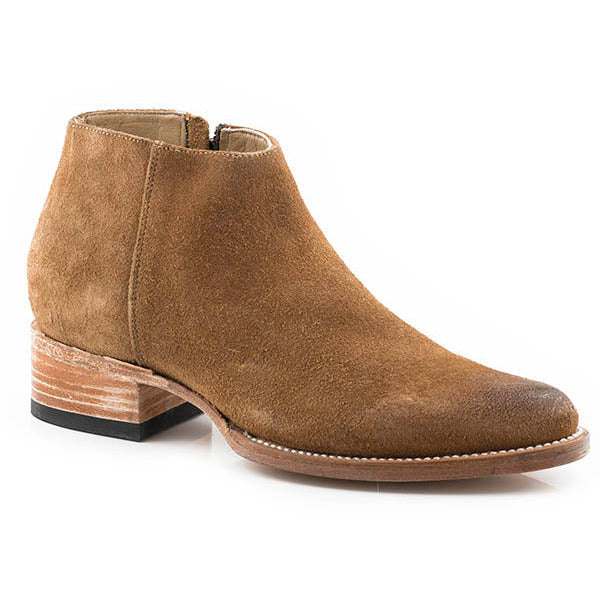 Women's Stetson Jamie Boots Handcrafted Suede Tan