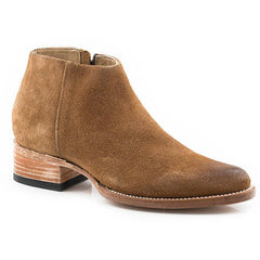 Women's Stetson Jamie Boots Handcrafted Suede Tan