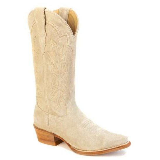 Women's Stetson Casey Leather Boots Handcrafted Tan