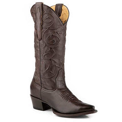 Women's Stetson Callie Boots Handcrafted Chocolate