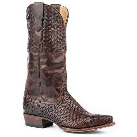 Women's Stetson Bea Boots Snip Toe Handcrafted Brown