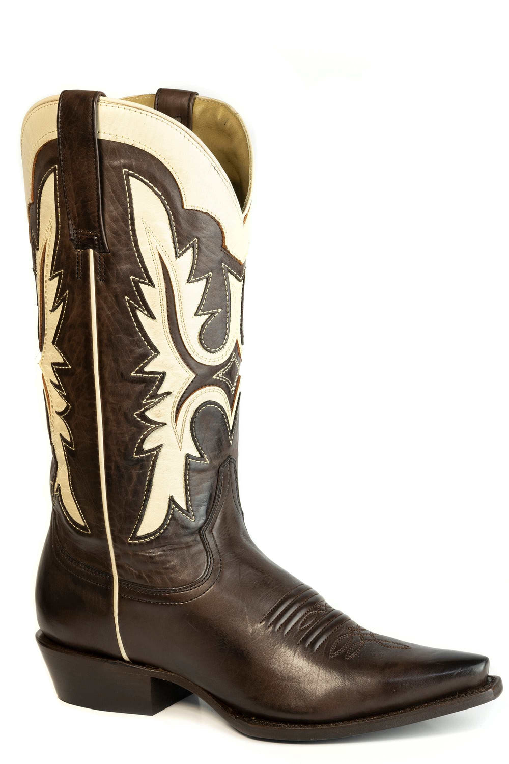Botas de piel Stetson Casey para mujer, hechas a mano, en color tostado