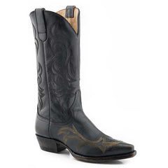 Women's Stetson Ari Leather Boots Handcrafted Black